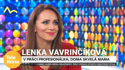 moderátorka Lenka Vavrinčíková
