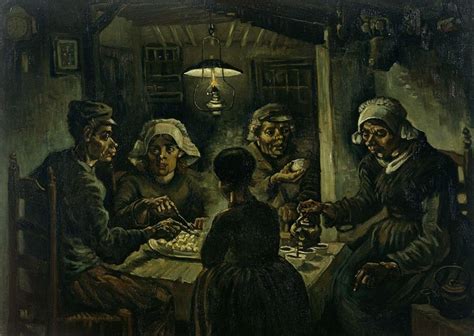 Jedáci zemiakov - jedno z prvých významných diel