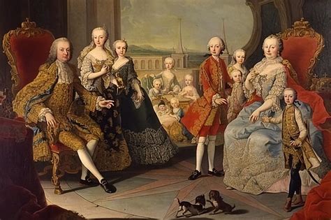 Maria Theresia s rodinou