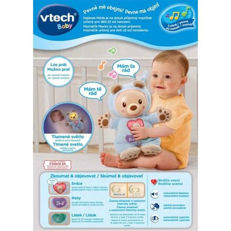 Interaktívny svietiaci medvedík Vtech