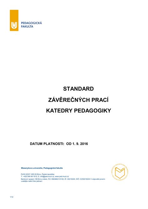 Vedenie záverečných prác