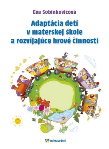 Ilustrácia detí v materskej škole, ktoré kreslia a hrajú sa.