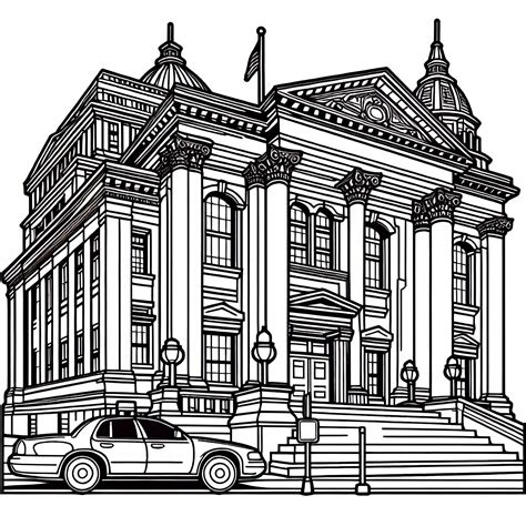 Ilustračný obrázok súdnej budovy