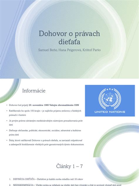 Infografika o právach dieťaťa a jeho stretávaní s rodičmi