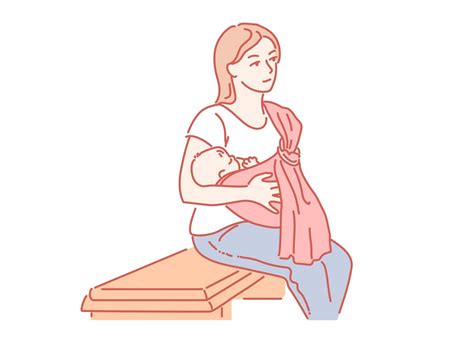 Matka dojčiaca dieťa v klasickej polohe
