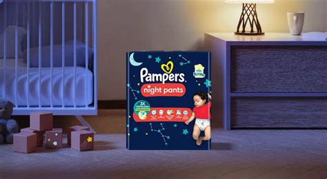 Ilustrácia dieťaťa v plienkových nohavičkách Pampers Night Pants