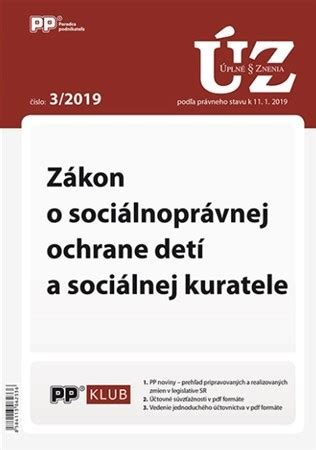 Štruktúra zákona o sociálnoprávnej ochrane detí