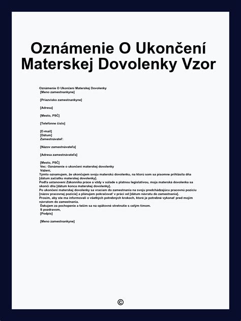 Grafické znázornenie možností starostlivosti o dieťa po materskej dovolenke