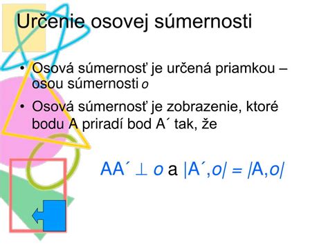 Ilustrácia osou súmernosti
