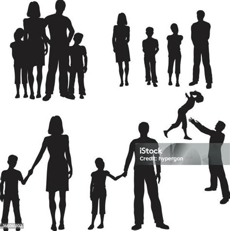 Ilustrácia šťastnej rodiny s dieťaťom