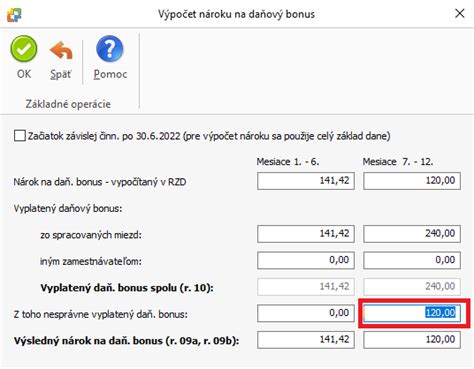 Graf porovnávajúci mesačné a ročné vyplácanie daňového bonusu