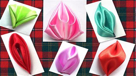 Technika Kanzashi - skladanie lupienkov