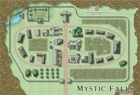 Mapa Mystic Falls