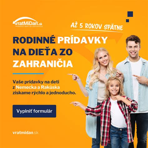 infografika o podmienkach pre rodinné prídavky