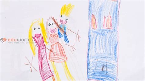 Detská kresba anjela