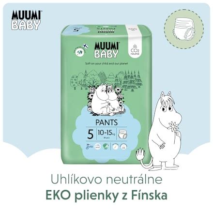 Fínske EKO plienky Muumi Baby