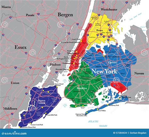 Mapa New York City