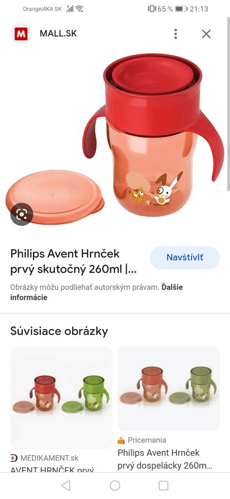 Detail držadla hrnčeka Philips Avent s protišmykovou úpravou