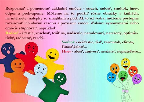 Schéma emocionálnej regulácie u detí