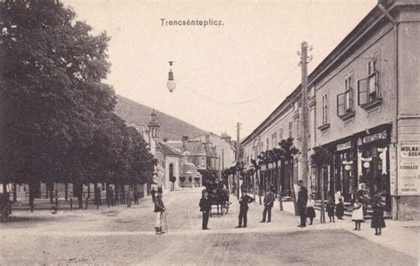 Dobová fotografia ulice v Turzovke z medzivojnového obdobia