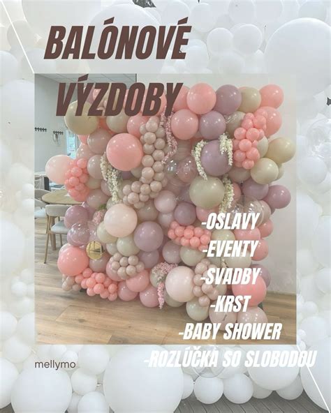 bábätkovské balónové boxy s nápisom BABY
