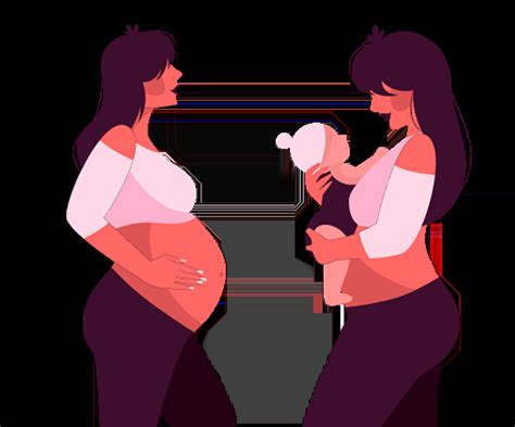 Ilustrácia novorodenca a rodičov