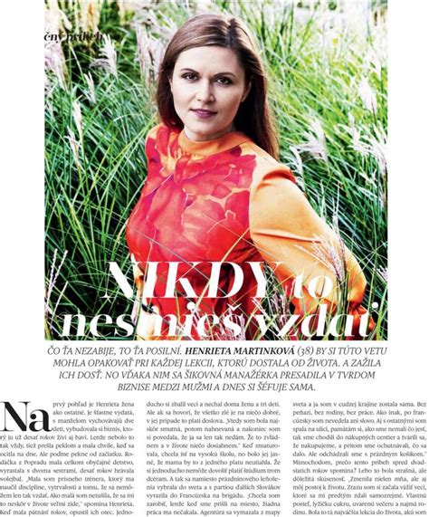 Kristína Maturová v magazíne Emma