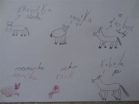 Príklad detskej kresby ovocia