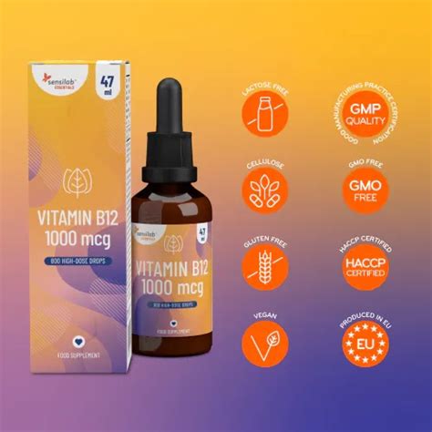 Fľaša s tekutým vitamínom B12