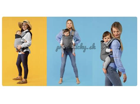 Správna poloha dieťaťa v nosiči (tvar M)