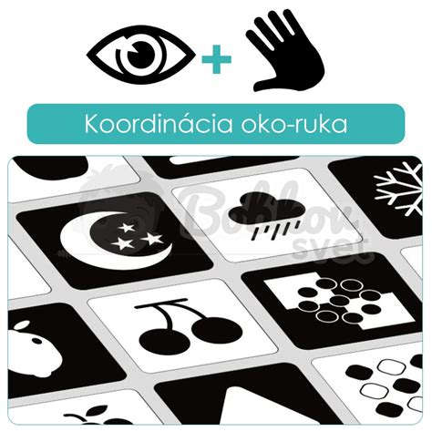 kontrastné leporelo pre bábätko