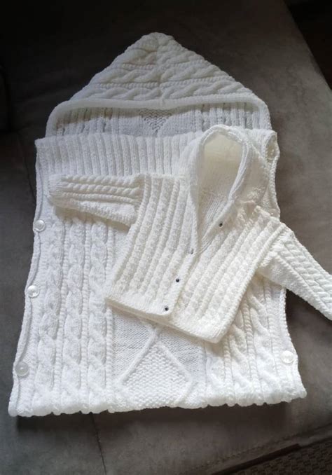 Pletený fusak pre bábätko