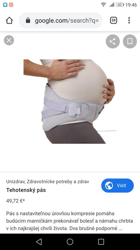 Žena s tehotenským pásom