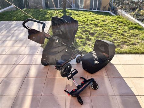 Schéma kočíka Britax Go s vyznačenými rozmermi
