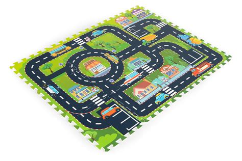 Penové puzzle s motívom mesta