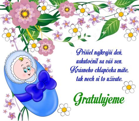 Gratulácia k narodeniu dieťaťa