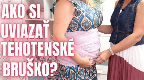 pokles bruška v tehotenstve