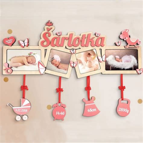 Personalizovaný fotorámik s fotkou dieťaťa