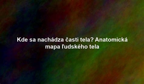 Mapa tela s vyznačenými oblasťami, kde sa najčastejšie objavujú vyrážky