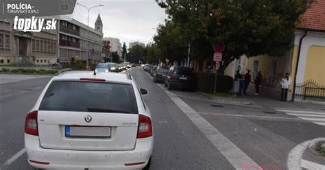 Priebeh dopravnej nehody na priechode pre chodcov