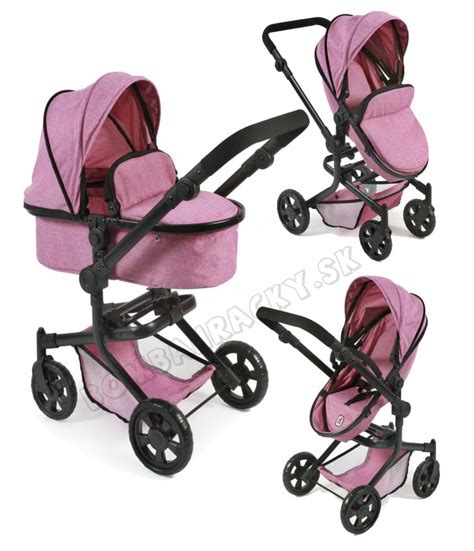 Moderné kočíky pre bábiky s rôznymi funkciami
