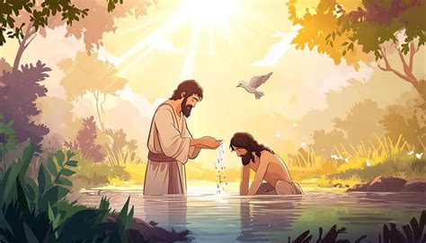 Ján Krstiteľ káže pri rieke Jordán