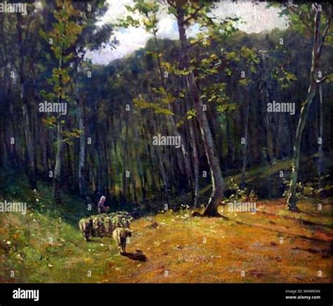 Ilustrácia jasiel na seno s ovcami