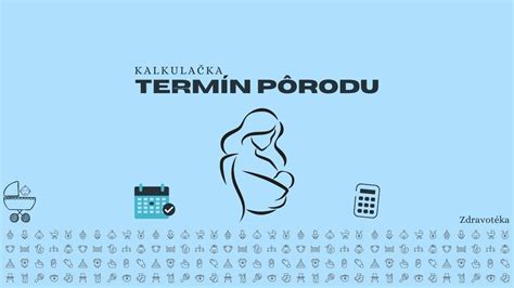 Ilustrácia tehotenskej kalkulačky s výpočtom termínu pôrodu
