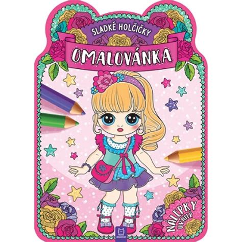omaľovánka dievčatka