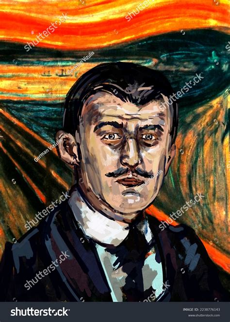 Edvard Munch, portrét v mladosti