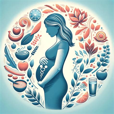 Ilustračný obrázok tehotnej ženy