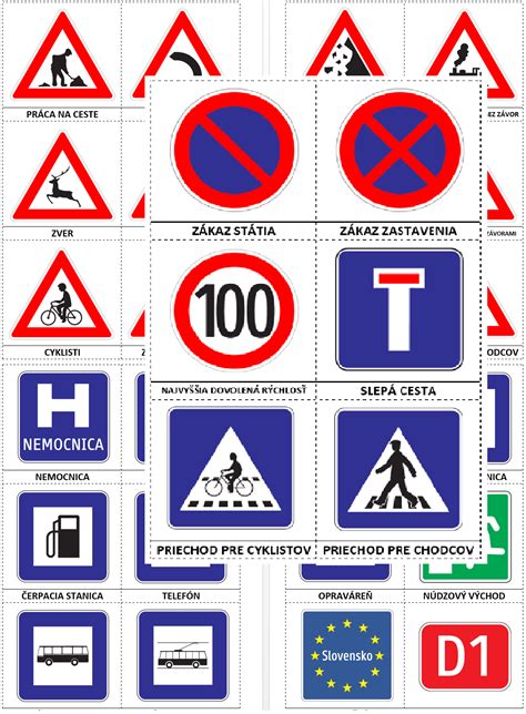 Značky pre kontaktovanie lekára