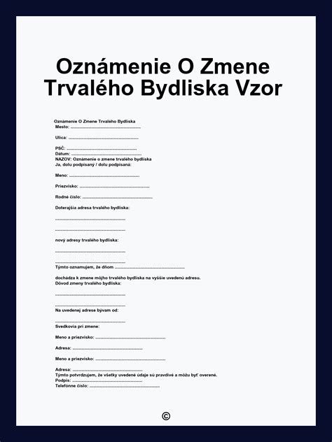 Mapa s vyznačenými úradmi pre zmenu trvalého pobytu