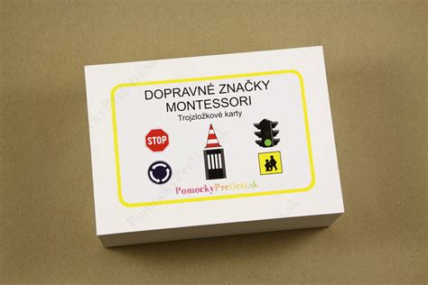Montessori 3-zložkové karty